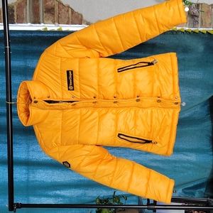 Veuve Clicquot Women's Yellow Puffer Jacket